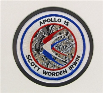 David Scott Signed Apollo XV Mission Photo, Large & Handsomely Presented