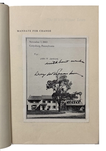 Dwight D. Eisenhower Signed “Mandate for Change: The White House Years 1953–1956”