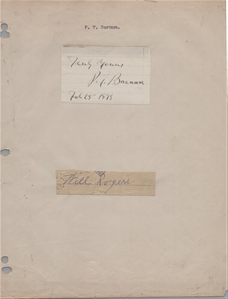 Pt Barnum & Will Rogers