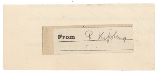 Rudyard Kipling