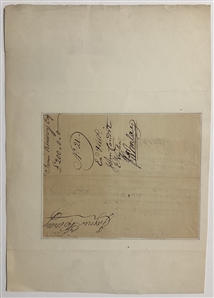 Richard Howell Signed Document