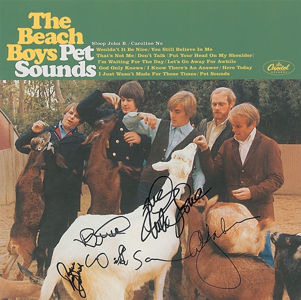 Beach Boys Signed Promotional Sleeve