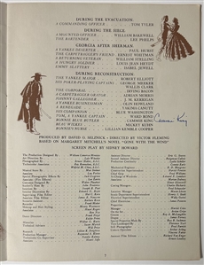 Margaret Mitchell Partial TLS with 1939 Gone With the Wind Souvenir Program