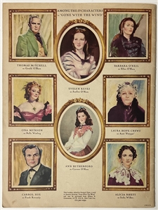 Margaret Mitchell Partial TLS with 1939 Gone With the Wind Souvenir Program