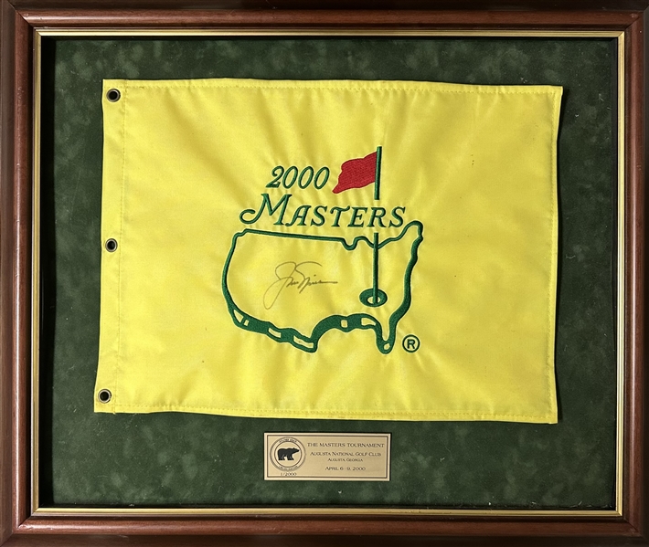 Jack Nicklaus Signed 2000 Masters Flag