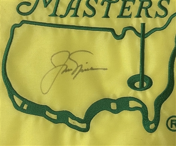 Jack Nicklaus Signed 2000 Masters Flag