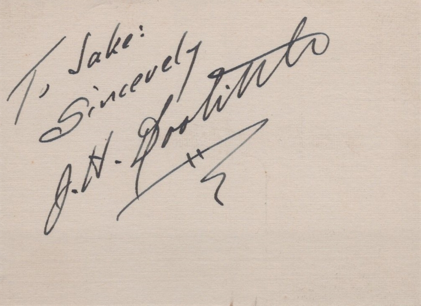Jimmy Doolittle and Charles Rosendahl Signed Cards