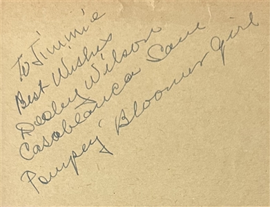 “Casablanca” Cast-Signed Display Featuring 11 Autographs Including Bogart, Bergman, Henreid, Rains, Greenstreet & Wilson