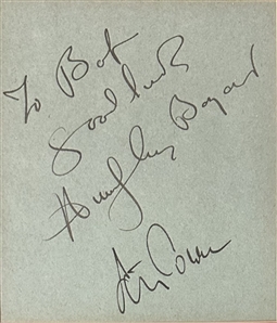 “Casablanca” Cast-Signed Display Featuring 11 Autographs Including Bogart, Bergman, Henreid, Rains, Greenstreet & Wilson