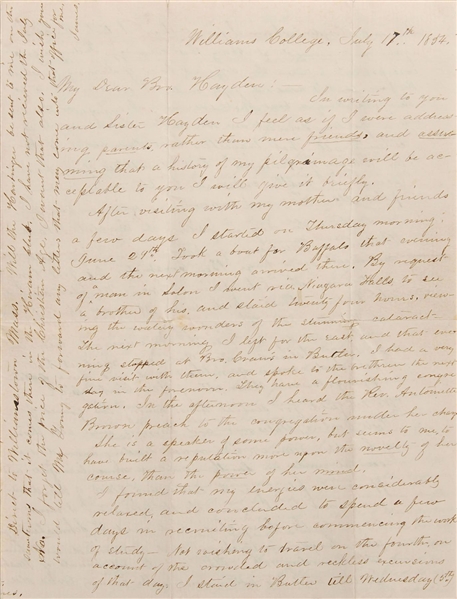 James A. Garfield Rare 4pg ALS 
