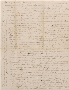 James A. Garfield Rare 4pg ALS 