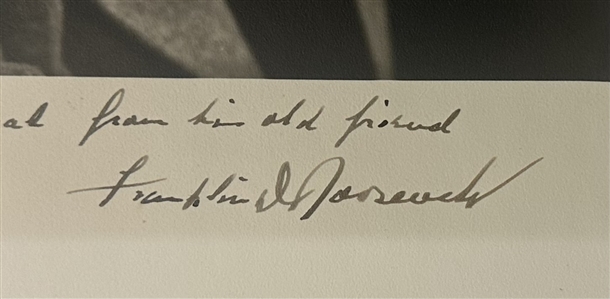 Franklin D. Roosevelt Oversized Signed Portrait Inscribed to Diplomat Philip W. Bonsal