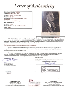 Franklin D. Roosevelt Oversized Signed Portrait Inscribed to Diplomat Philip W. Bonsal