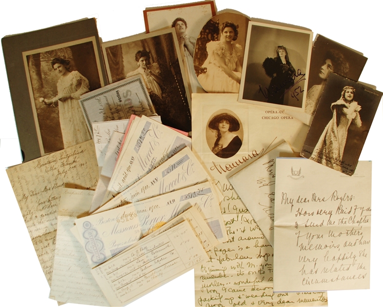 Archives of The great Saprano Geraldine Farrar