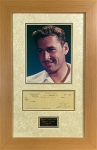 Errol Flynn Signed Check
