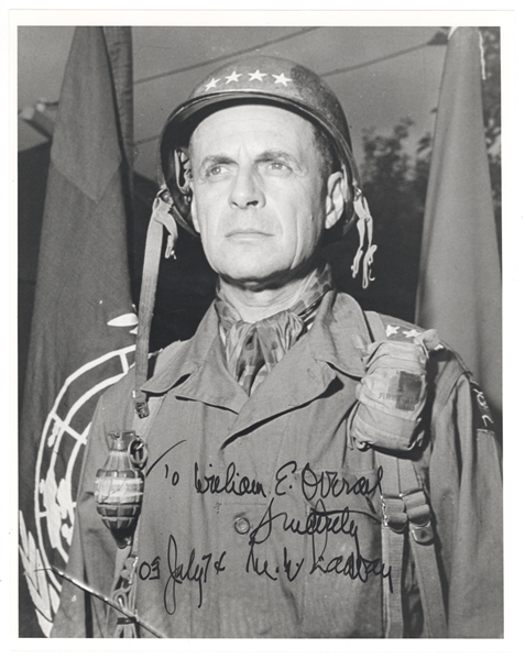 General Matthew B. Ridgway Signed Photo