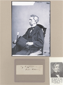 William H. Seward, Schuyler Colfax, Daniel Sickles, Nelson A. Miles & James G. Wilson