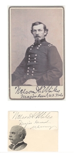 William H. Seward, Schuyler Colfax, Daniel Sickles, Nelson A. Miles & James G. Wilson