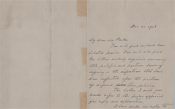 Grover Cleveland ALS