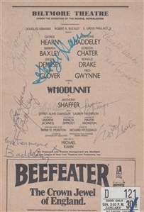 Fred Gwynne Signed Playbill