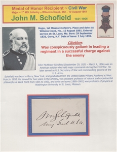 William Rosecrans & John Schofield