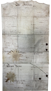 Monumental Founding-Era Vellum Indenture for 174,428 Acres, Signed by Governors Thomas Mifflin (Twice), Declaration Signer Thomas McKean, and Alexander J. Dallas