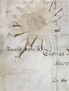 Monumental Founding-Era Vellum Indenture for 174,428 Acres, Signed by Governors Thomas Mifflin (Twice), Declaration Signer Thomas McKean, and Alexander J. Dallas