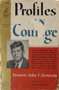 John F. Kennedy Signed Profiles In Courage - Cardinal Edition