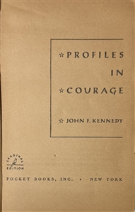 John F. Kennedy Signed Profiles In Courage - Cardinal Edition