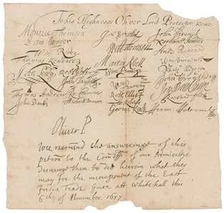 Oliver Cromwell Forgery by Cosey