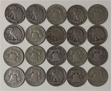 U.S. Silver Half Dollar Group (20 coins)