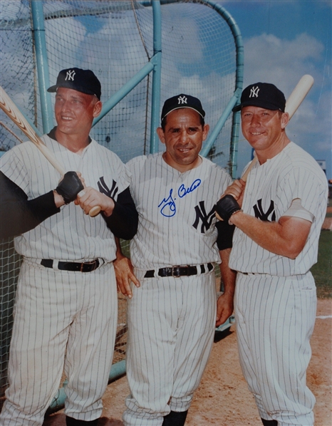 Yogi Berra Signed Photo