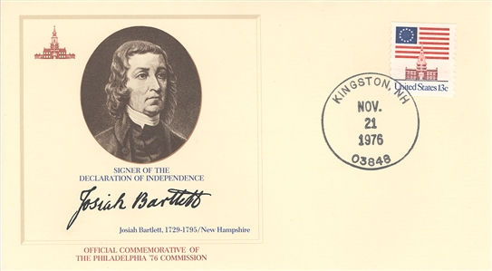 Josiah Bartlett (Signer, Declaration of Independence) — DS as Chairman, New Hampshire Committee of Safety, Military Pay Warrant, Exeter, August 6, 1783