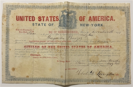 New York Lot Incl. Signed Alfred Smith Appointment