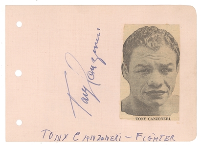 Gene Tunney, Jack Dempsey, Tony Canzoneri