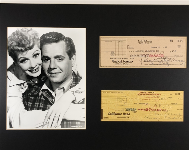 Lucille Ball/ Desi Arnaz Checks