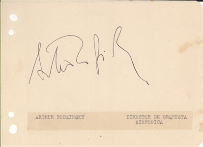 Eugene Ormandy, Artur Rodzinski, Serge Koussevitzky