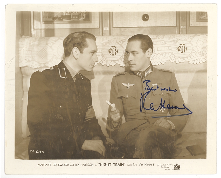 Rex Harrison Signed Photograph