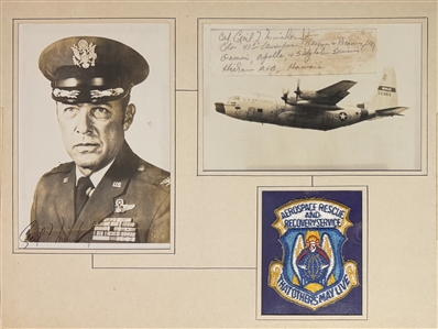 Gemini–Apollo–Skylab Recovery Archive: Cecil J. Muirden, Norman K. Green, Ronald E. Evans, and John H. Butts Jr. Signed Grouping