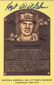 New York Giants Hall of Fame Lot: Signed Photos, Hall of Fame Cards and Envelopes — Bill Terry, Hoyt Wilhelm, Johnny Mize, and Willie McCovey